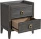 Intercon Portia Brushed Brindle Drawer Nightstand-1