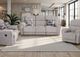 Franklin™ Keaton Contend Pepper Dual Seat Power Reclining Sofa-2