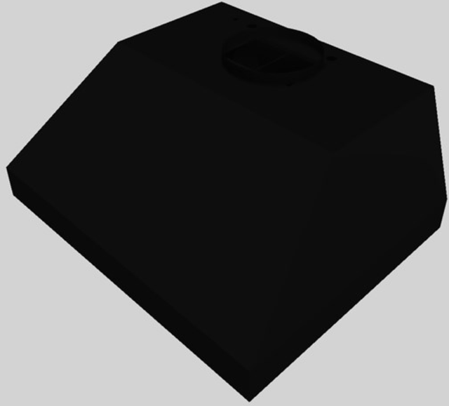 Vent-A-Hood® 30" Black Wall Mounted Liner Insert-1