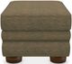 La-Z-Boy® Pembroke Moss Ottoman with Brass Nailhead Trim-1