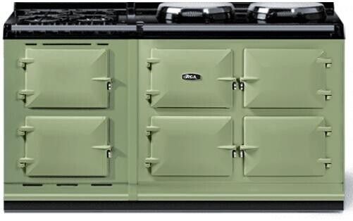 AGA™ eR7 160 Classic Cast Iron 63" Olivine Pro Style Dual Fuel Range-0