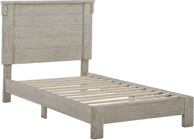 Signature Design by Ashley® Hollentown Whitewash Twin Panel Bed-1