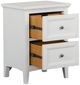 Magnussen Home® Heron Cove Chalk White Small Drawer Nightstand-2
