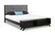 Handstone Tribeca Double Platform Bed with Leather Headboard & 17’’ Bench Footboard with Posture Board-0