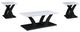 Crown Mark Zion 3-Piece Black/White Occasional Table Set-0