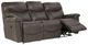 La-Z-Boy® James Walnut Leather Manual Reclining Sofa-2