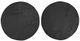 A & B Home 2-Piece Black Teak Footed Plant Stand Set-2