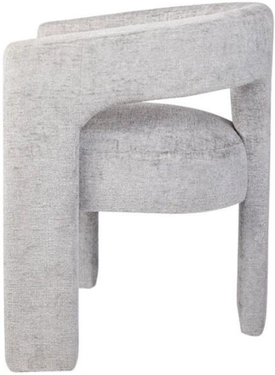 Jofran Inc. Gwen Gray Open-Back Upholstered Chair-3