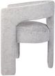 Jofran Inc. Gwen Gray Open-Back Upholstered Chair-3