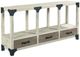 Hammary® Reclamation Place Willowed Console Table with Sundried Natural Accents-0