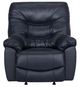 Franklin™ Trilogy Federica Navy Leather Manual Rocker Recliner-1