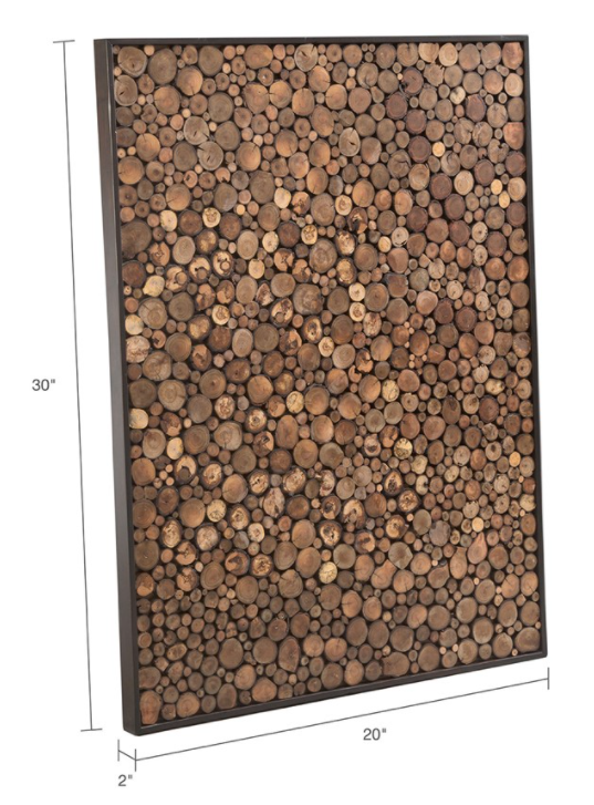 Olliix by INK+IVY Topi Natural Wall Art-1