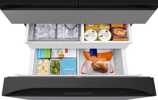 Samsung Bespoke 36" 28.6 Cu. Ft. Charcoal Glass/Stainless Steel French Door Refrigerator with AI Home and AI Vision Inside™-4
