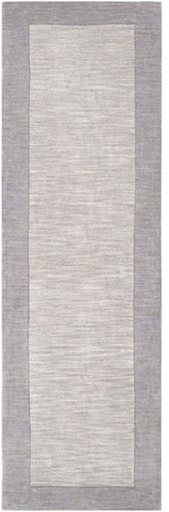 Surya Mystique Medium Gray 3'x8' Runner Rug-0