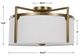 Uttermost® Colfax Antique Brass 3-Light Semi Flush-2