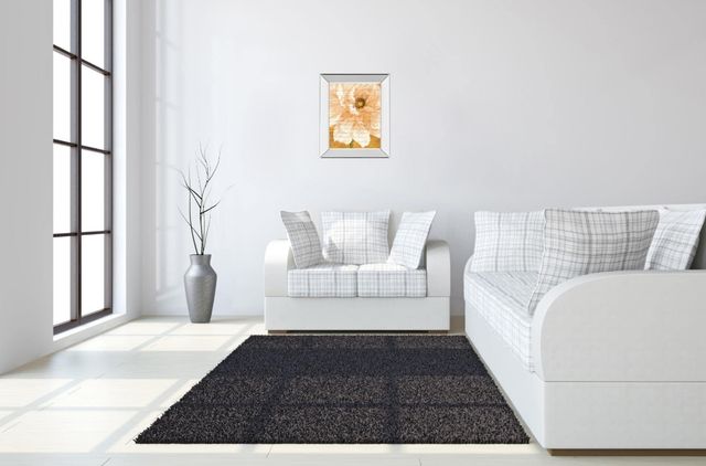 Classy Living Patricia Pinto Beautiful Cream Peonies Script Il 22"W Wall Art-1
