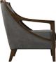 Elements International Hopkins Columbia Charcoal/Brown Accent Chair-2