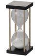 A & B Home Spellman White 15-Minute Hourglass-1