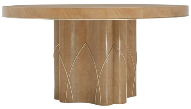 Michael Amini® Villa Cherie Caramel Round Dining Table-0