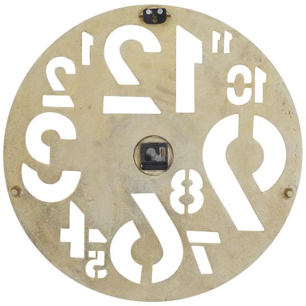 Deco Marche Gold Wall Clock-2
