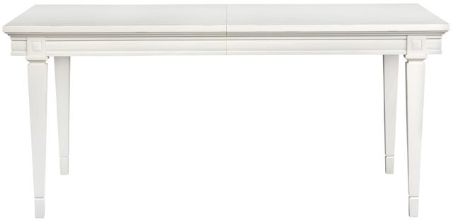 Magnussen Home® Willowbrook Egg Shell White Rectangular Dining Table-3