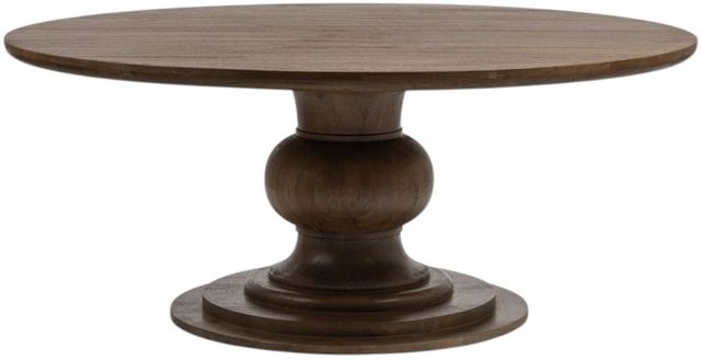 Classic Home Hera Pecan Brown 72" Dining Table-0