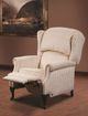 Fornirama 79 Beige Push-Back Recliner-1