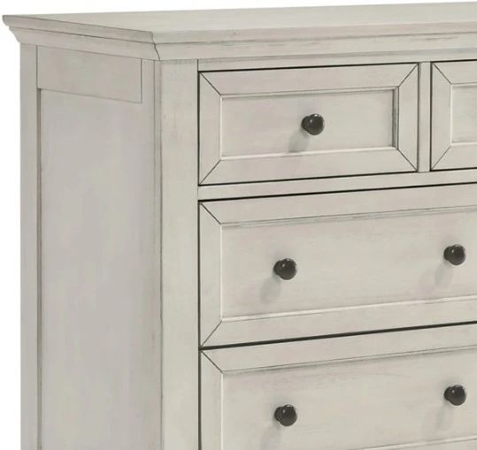 Intercon San Mateo Rustic White Youth Dresser-2