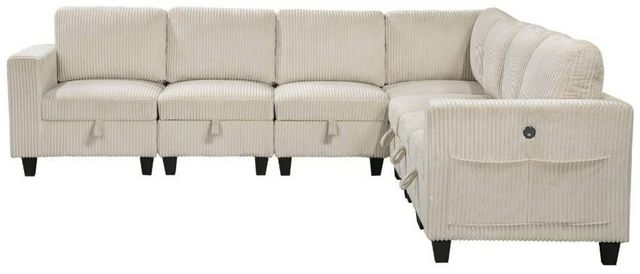 Homelegance® Walterboro 7-Piece Beige Modular Sectional with Storage-2