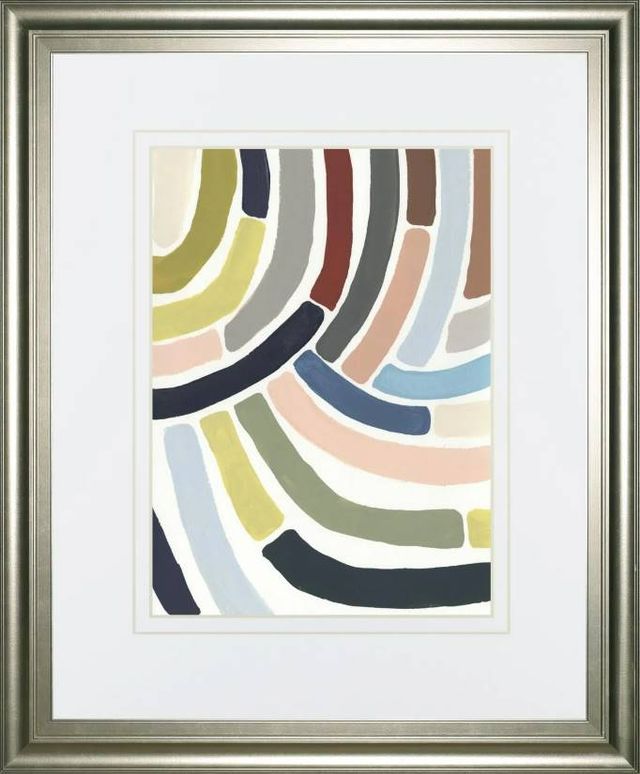 Classy Art Mosaic Curve II by June Erica Vess Wall Art-0