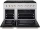 ZLINE Paramount Series 48" Stainless Steel Pro Style Dual Fuel Range with Black Matte Door-1