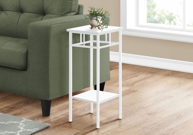 Monarch Specialties Inc. White Side Table-3
