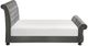 Mazin Furniture Crofton Dark Gray Full Upholstered Sleigh Bed-3