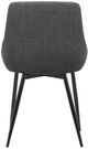Armen Living Mia Black/Charcoal Dining Side Chair-4
