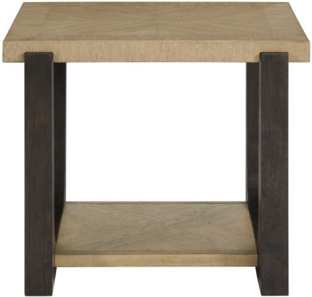 Emerald Home Sutton Place Caramel End Table with Cocoa Base-4