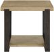 Emerald Home Sutton Place Caramel End Table with Cocoa Base-4