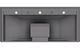 Vent-A-Hood® 48" Gunsmoke Euro Style Wall Mounted Range Hood-2