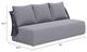 Zuo® Modern Mekan Gray Aluminum Fabric Outdoor Sofa-5