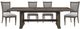 Mazin Furniture Sarasota 5 Piece Driftwood Brown Dining Set-0