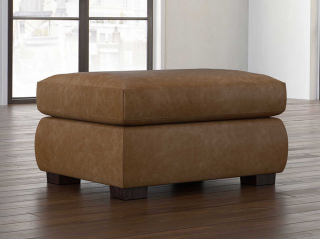 Bassett® Furniture Jamestown Benchmade Soft Umber Ottoman-2