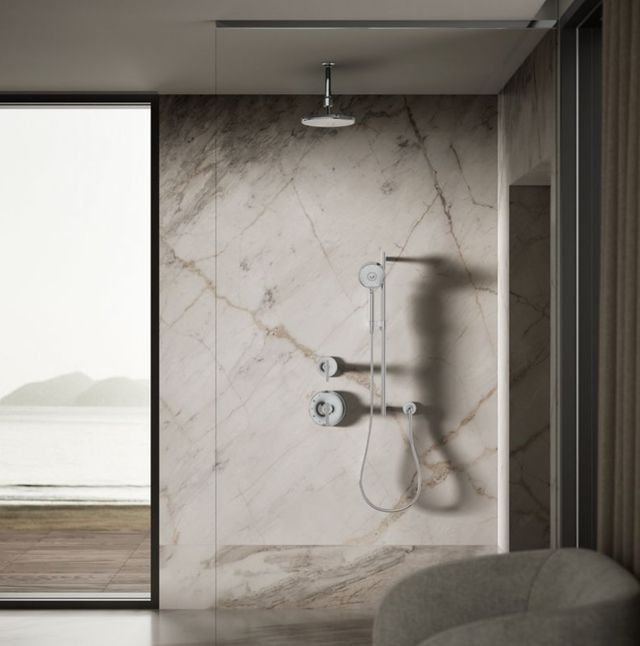 KOHLER® Statement® Polished Chrome 1.75 GPM Open Rain Iconic Round 9" Single-Function Rainhead-2