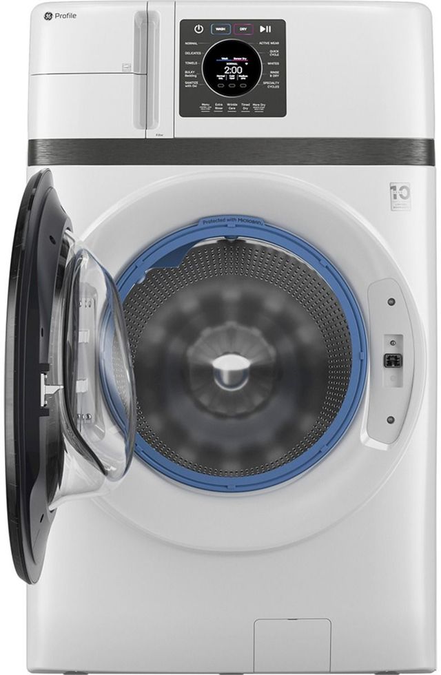 GE Profile™ 5.3 Cu. Ft. White Ventless Washer Dryer Combo with Heat Pump Tehnology-1