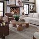 Uttermost® Tiernan Natural Reclaimed Oak Round Coffee Table-1