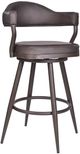 Armen Living Justin Brown/Java Brown Bar Stool-0
