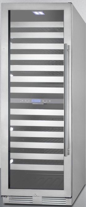 Summit® 24" Stainless Steel Wine Cooler-1