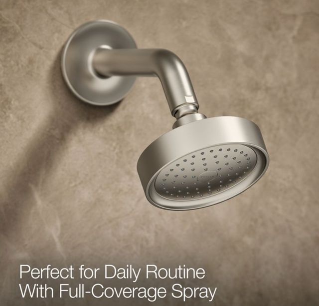 KOHLER® Purist® Rite-Temp® Vibrant Brushed Nickel 2.5 GPM Shower Trim Kit with Lever Handle-3