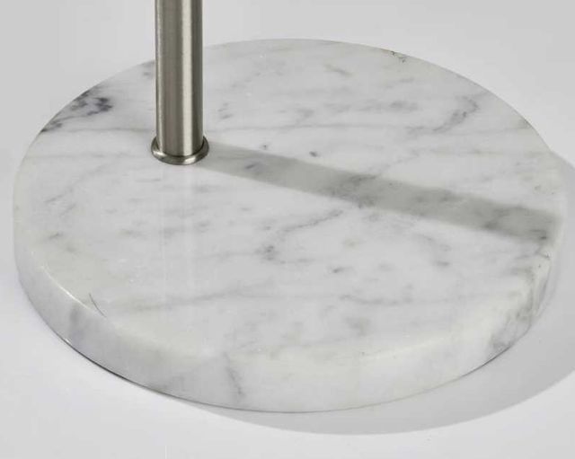 Adesso® Adler White Arc Floor Lamp-3