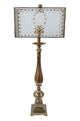 A & B Home Brown See-Through Table Lamp-0