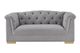 TOV Furniture Farah Grey Velvet Loveseat-2