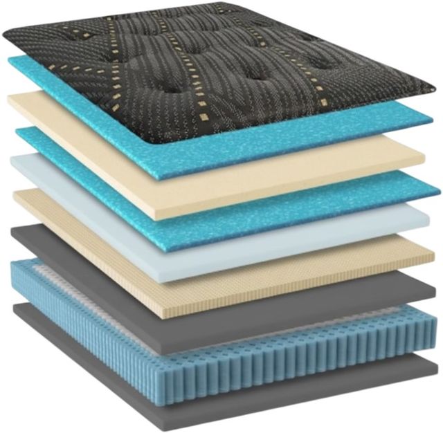 Spring Air® Back Supporter Venetian 13.5" Wrapped Coil Plush Euro Top Queen Mattress-1